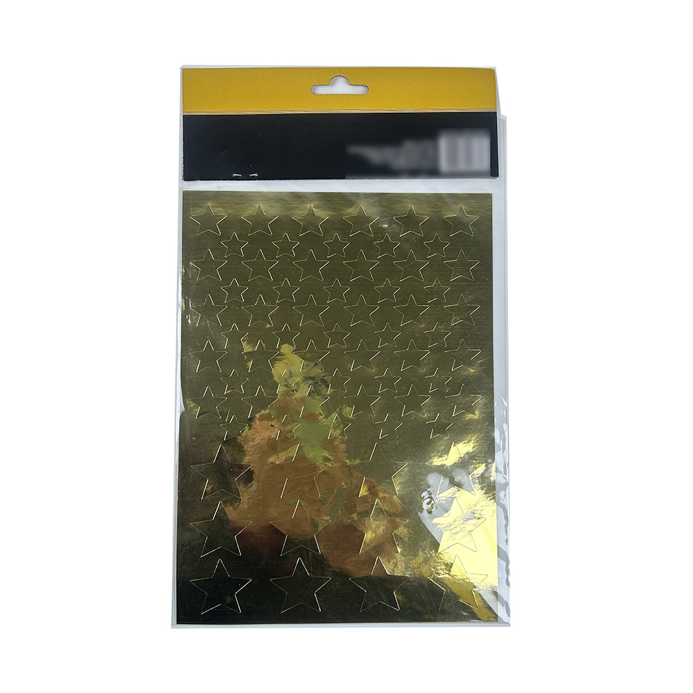 Aluminum-Foil-Paper-Labels-With-Die-Cut-Star-Shape-2